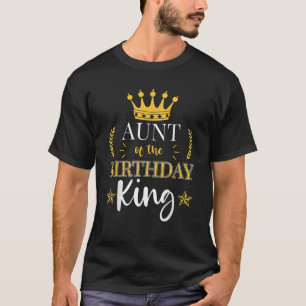Tante van de Verjaardag Koning Themafeest Dag Cele T-shirt