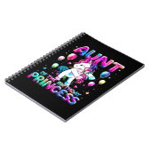 Tante van de Verjaardag Prinses Meisje Flossen Uni Notitieboek (Linkerzijde)