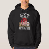 Tante van de Verjaardags Jongen Boerderij Dieren B Hoodie (Voorkant)