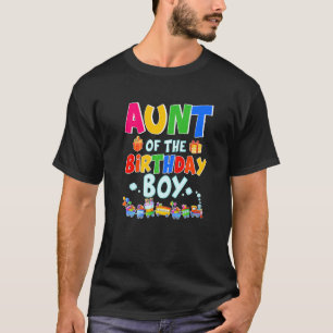 Tante van de Verjaardagsjongen Trein Dag Decoratie T-shirt