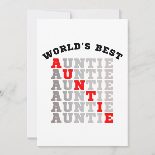 Tante van de Wereld Kaart (Voorkant)