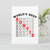 Tante van de Wereld Kaart (Staand voorkant)