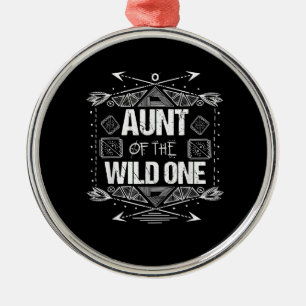 tante van de Wilde 1-jarige gift Metalen Ornament