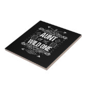 tante van de Wilde 1-jarige gift Tegeltje (Zijkant)