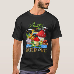 tante van de wilde dierentuin van de vogelstand t-shirt