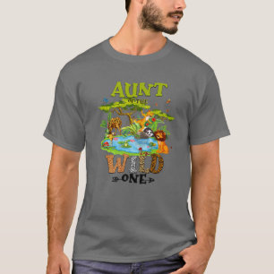 tante van de wilde dierentuin van de vogelstand t-shirt