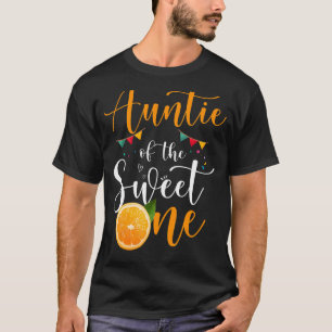 tante van de zoete eenjarige Oranje familie T-shirt