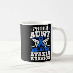 Tante van een ataxie Warrior Awareness Ribbon Dyst Koffiemok