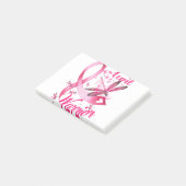 Tante van een dragonfly-borstkanker van de Warrior Post-it® Notes (Schuin)
