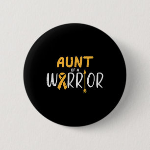 tante van een kind met kinderkanker ronde button 5,7 cm
