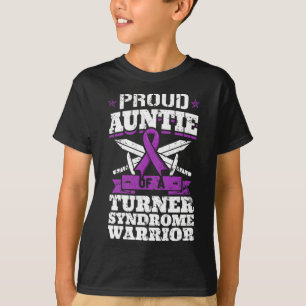 Tante van een Turner syndroom krijger TS bewustzij T-shirt