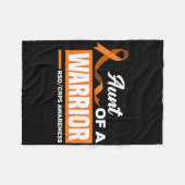 Tante van een Warrior Support supporter RSD CRPS A Fleece Deken (Voorkant (Horizontaal))
