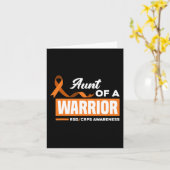 Tante van een Warrior Support Supporter RSD CRPS A Kaart (Gele Bloem)