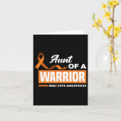 Tante van een Warrior Support supporter RSD CRPS A Kaart (Gele Bloem)