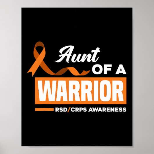 Tante van een Warrior Support Supporter RSD CRPS A Poster (Voorkant)