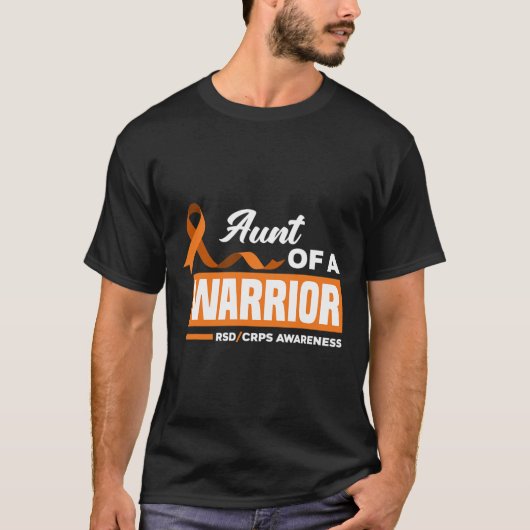 Tante van een Warrior Support supporter RSD CRPS A T-shirt (Voorkant)