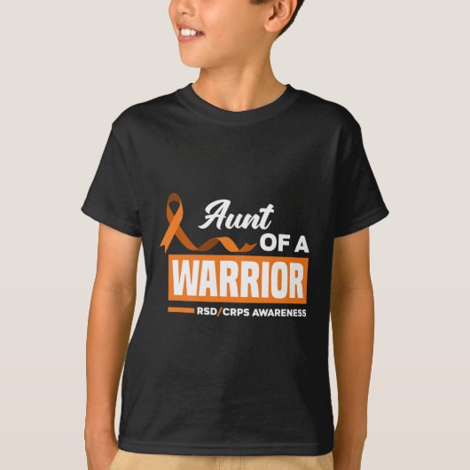 Tante van een Warrior Support Supporter RSD CRPS A T-shirt (Voorkant)