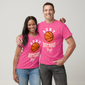 Tante van het Birthday Boy Basketball Theme Bday P T-shirt (Unisex)