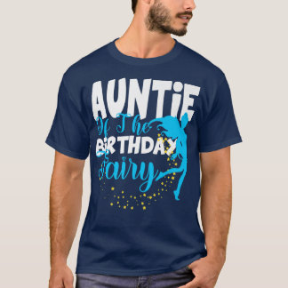 Tante van het Birthday Fairy Fantasy Birthday Squa T-shirt