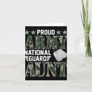 Tante van het Leger Nationale Garde Militair Famil Kaart