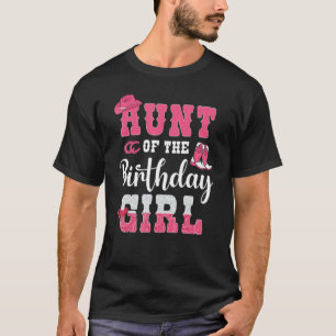 tante van het Westerne meisje van het meisje van d T-shirt