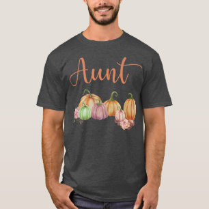 tante van Little Pumpkin First Birthday Autumn Pum T-shirt