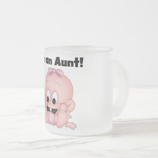 tante van New Niece Tshirts en Gifts Matglas Koffiemok (Voorkant rechts)