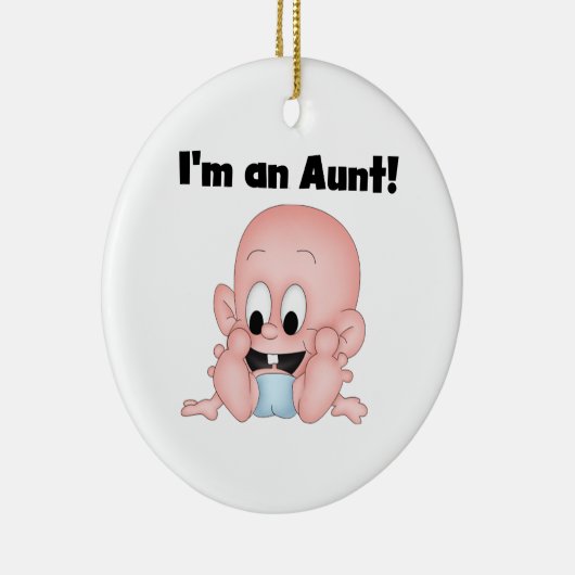 Tante van Nieuwe Neef T-shirts en geschenken Keramisch Ornament (Rechts)