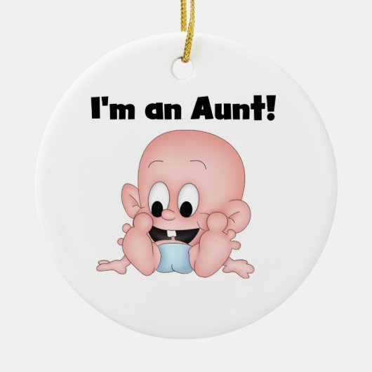 Tante van Nieuwe Neef T-shirts en geschenken Keramisch Ornament (Voorkant)