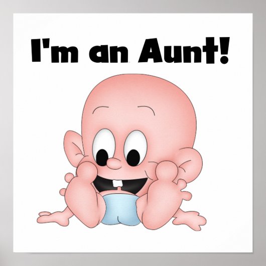 Tante van Nieuwe Neef T-shirts en geschenken Poster (Voorkant)