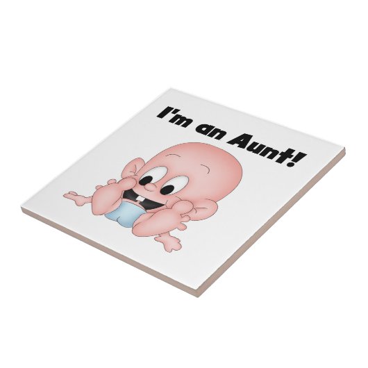 Tante van Nieuwe Neef T-shirts en geschenken Tegeltje (Zijkant)