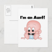 Tante van Nieuwe Neef Tshirts en Giften Briefkaart (Voorkant / Achterkant)