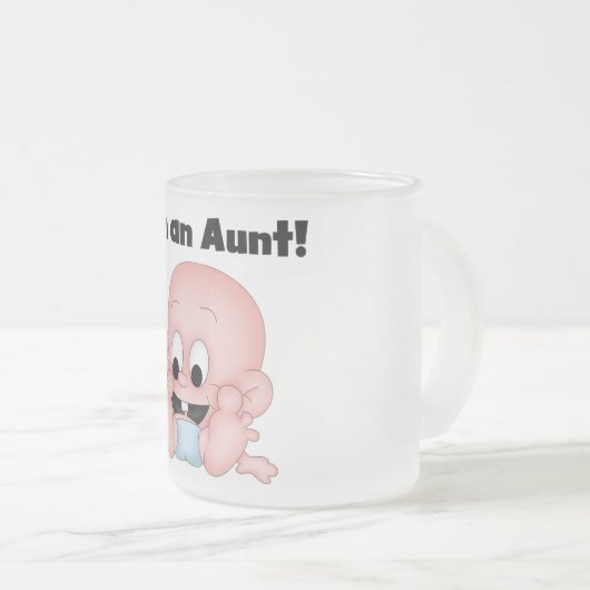 Tante van Nieuwe Neef Tshirts en Giften Matglas Koffiemok (Voorkant rechts)