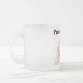 Tante van Nieuwe Neef Tshirts en Giften Matglas Koffiemok (Links)