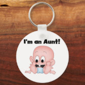 Tante van Nieuwe Neef Tshirts en Giften Sleutelhanger (Voorkant)