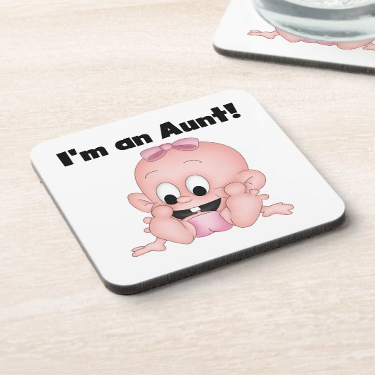 Tante van Nieuwe Nicht T-shirts en geschenken Bier Onderzetter (Linkerzijde)