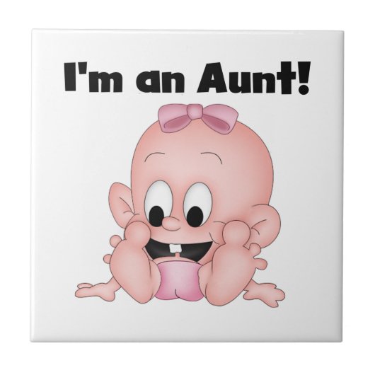 Tante van Nieuwe Nicht T-shirts en geschenken Tegeltje (Voorkant)