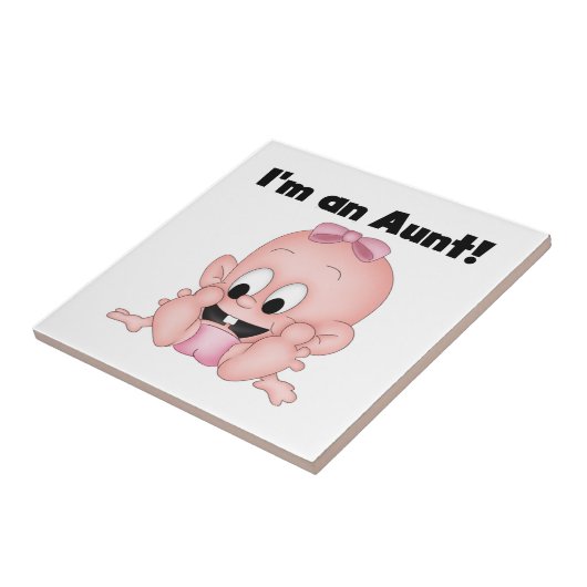 Tante van Nieuwe Nicht T-shirts en geschenken Tegeltje (Zijkant)