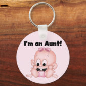 Tante van Nieuwe Nicht Tshirts en geschenken Sleutelhanger (Voorkant)