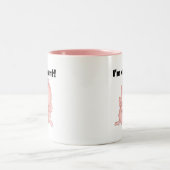 Tante van Nieuwe Nicht Tshirts en geschenken Tweekleurige Koffiemok (Center)