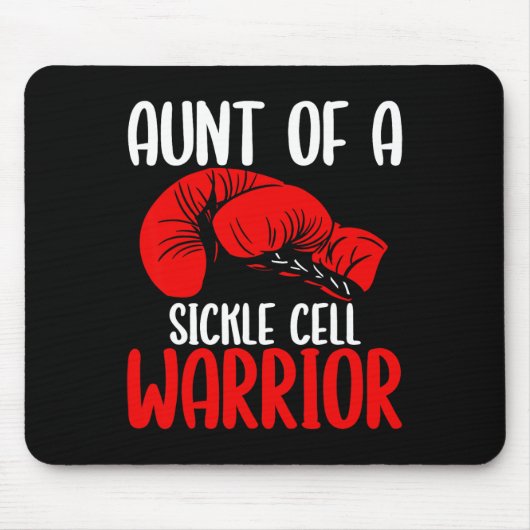 Tante van Sickle Cell Warrior Awareness Movement R Muismat (Voorkant)
