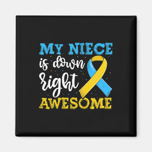 Tante van Trisomy niece down syndroom bewustzijn Magneet