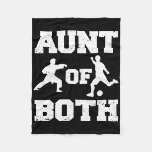 Tante van zowel karate als voetbal martial arts sp fleece deken
