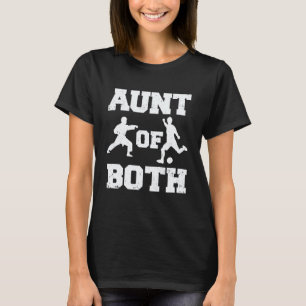 Tante van zowel karate als voetbal Martial Arts Sp T-shirt