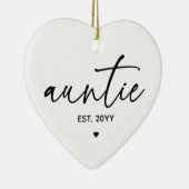 tante Vast Elegant Typografie New tante Keramisch Ornament (Rechts)