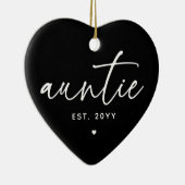 tante Vast Elegant Typografie New tante Keramisch Ornament (Rechts)