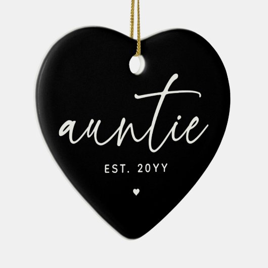 tante Vast Elegant Typografie New tante Keramisch Ornament (Rechts)