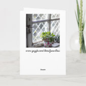 Tante Verjaardag | Plant in het raam Kaart (Achterkant)