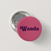 Tante Wanda Ronde Button 3,2 Cm (Voorkant /achterkant)