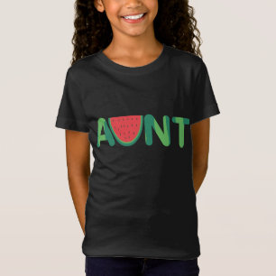 Tante Watermeloen Tante Meloen Schattige Graphic T-shirt